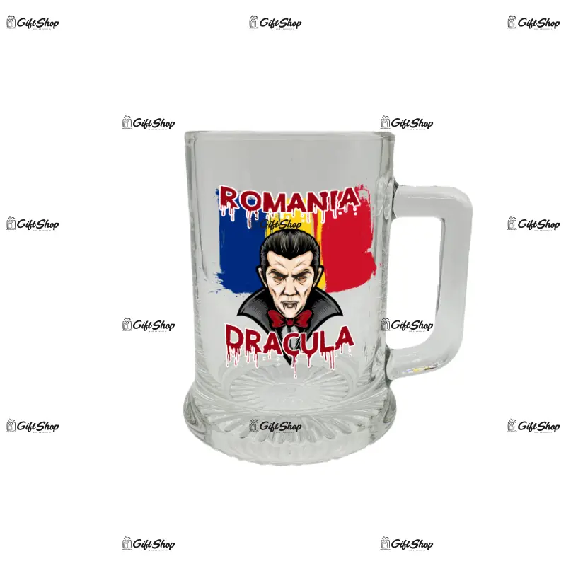 Dracula romania, halba cu mesaj 2